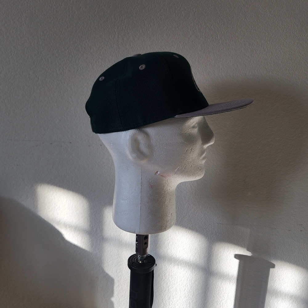 Y2K Leader Of Generation Apparel Philadelphia Eagles Green and Gray Snapback Cap - Picture 4 of 15